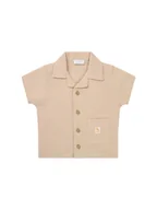 Kaftaniki dla niemowląt - Noppies Koszula "Obonas" w kolorze beżowym - miniaturka - grafika 1