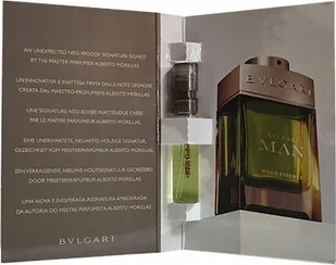Bvlgari Bvlgari, Wood Essence, Eau De Parfum, For Men, 1.5 ml *Vial For Men - Wody i perfumy męskie - miniaturka - grafika 1