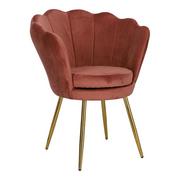 Krzesła - Intesi Krzesło muszelka Florencja VIC różowe - miniaturka - grafika 1