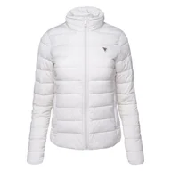 Kurtki damskie - Damska Kurtka zimowa pikowana GUESS SOLID HEAVY DIANN PUFFER JACKET V4YL04WF3X0-D001 – Biały - miniaturka - grafika 1