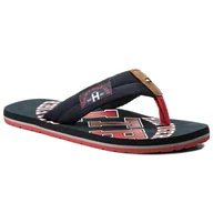 Klapki i japonki damskie - Tommy Hilfiger Japonki Essential Th Beach Sandal FM0FM01369 Midnight 403 - miniaturka - grafika 1