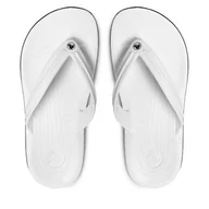 Klapki i japonki męskie - Japonki Crocs Crocband Flip 11033 Biały - miniaturka - grafika 1
