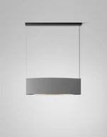 Lampy sufitowe - Akustyczna lampa wisząca Noren S/123 w jasnoszarym kolorze - miniaturka - grafika 1