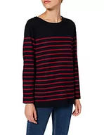 Swetry damskie - Armor Lux Damski sweter Marinière Port-Louis Héritage damski, Wielokolorowa (Ii9 Rich Navy/Braise Ii9), 40 (Producent Rozmiar:3) - miniaturka - grafika 1