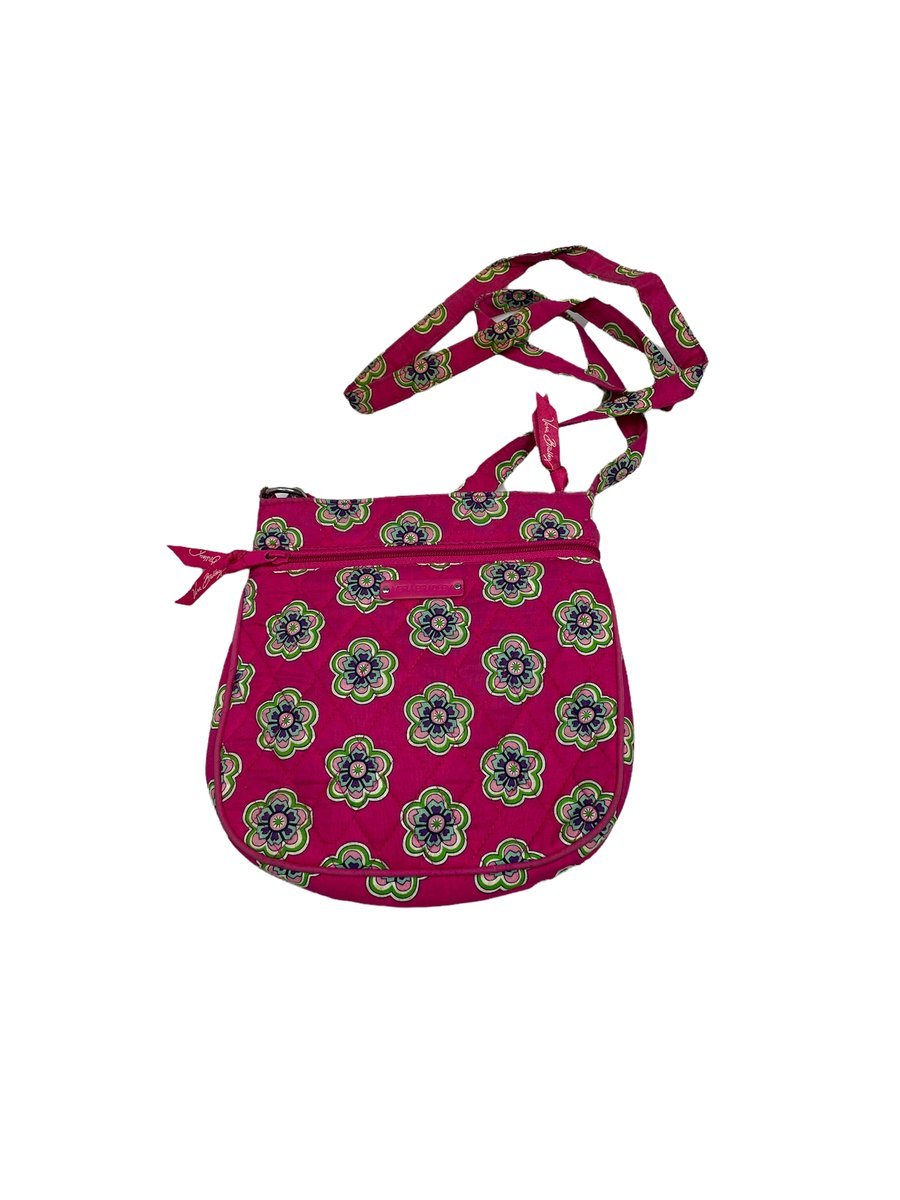 Mała różowa torebka damska z paskiem VERA BRADLEY