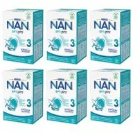 Mleko modyfikowane - Nestle Nan Optipro 3 Junior Produkt na bazie mleka dla dzieci po 1. roku Zestaw 6 x 650 g - miniaturka - grafika 1