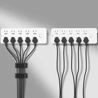 Maskownice do kabli - 2x UCHWYT DO KABLI PRZEWODÓW ORGANIZER MASKOWNICA - miniaturka - grafika 1