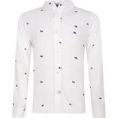 Bluzki dla chłopców - Tommy Hilfiger Koszula | Regular Fit - miniaturka - grafika 1