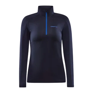 Damska Bluza CRAFT CORE GAIN MIDLAYER W 1909497-396000 – Granatowy - Bluzy sportowe damskie - miniaturka - grafika 1