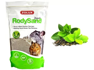 Zolux Zolux Piasek Rody Sand Fresh do kąpieli op 2l zapach zielona herbata - Podłoże dla gryzoni - miniaturka - grafika 1