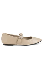 Baleriny - JENNY Baleriny HY2T616-7 Beżowy - miniaturka - grafika 1