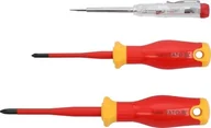 Śrubokręty - Yato Wkrętaki Izolowane Extra Slim 3 Szt. - miniaturka - grafika 1