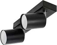 Lampy sufitowe - Lampa ścienno-sufitowa Orno AD-OP-6194BGU10 Czarna - miniaturka - grafika 1