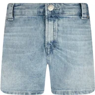 Spodnie i spodenki dla dziewczynek - Tommy Hilfiger Szorty | Regular Fit - miniaturka - grafika 1