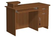 Meble do szkół i przedszkoli - Biurko szkolne komputerowe Łukasz 1300x600mm - miniaturka - grafika 1