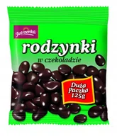 Cukierki - Jutrzenka Rodzynki w czekoladzie 125g - miniaturka - grafika 1