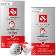 Kawa w kapsułkach i saszetkach - 2x Kapsułki Illy Classico 10szt. - miniaturka - grafika 1