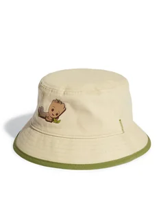 adidas Kapelusz Marvel's I Am Groot Bucket IU4869 Beżowy - Czapki dla dzieci - miniaturka - grafika 1