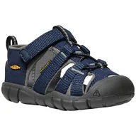 Buty dla chłopców - Sandały dziecięce Keen Seacamp II CNX INF Rozmiar butów (UE): 23 / Kolor: ciemnoniebieski/biały - miniaturka - grafika 1