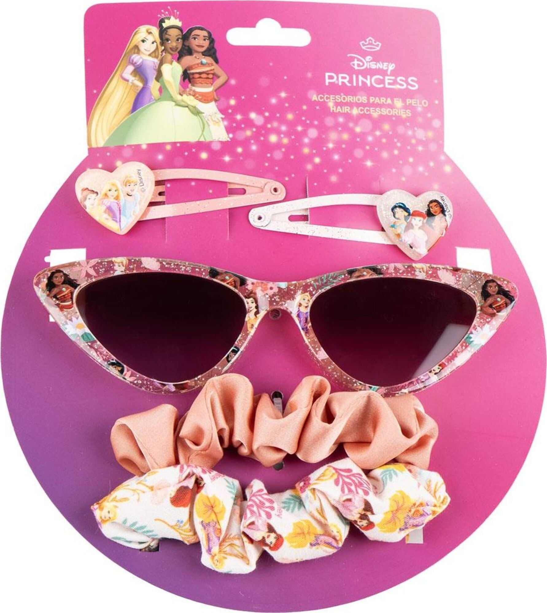 CERDÁ LIFE'S LITTLE MOMENTS Zestaw kosmetyków uni dla dzieci Księżniczka - Elegancki zestaw upominkowy dla małych dam Okulary przeciwsłoneczne, wielokolorowe, szerokie