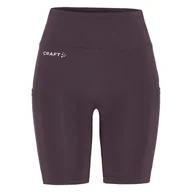 Spodenki damskie - Damskie Spodenki CRAFT ADV ESSENCE SHORT TIGHTS 2 W 1913207-499000 – Fioletowy - miniaturka - grafika 1