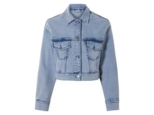 esmara® Kurtka jeansowa damska z bawełny (Jasnoniebieski, 36) - Kurtki damskie esmara® Kurtka jeansowa damska z bawełny (Jasnoniebieski, 36) - Kurtki damskie - miniaturka - grafika 1