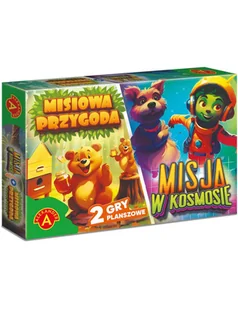 Alexander Gra planszowa Misiowa przygoda - Misja w kosmosie - Puzzle - miniaturka - grafika 1
