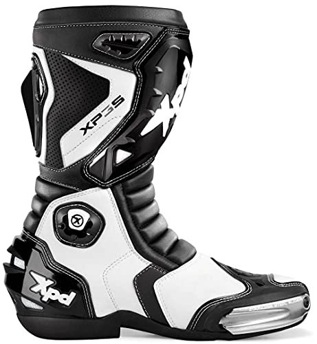 XPD XP3-S S55-011 buty motocyklowe, czarno-białe rozmiar 38