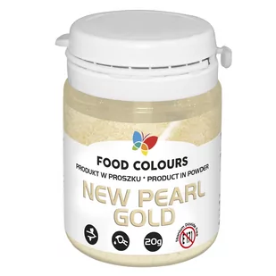 Barwnik Perłowy 20 g Brokat w proszku Food colours - Dodatki do ciast w proszku - miniaturka - grafika 1