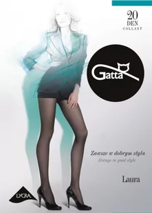 Rajstopy Gatta Laura 20 Grigio (odc. średniej szarości) (Rozmiar 3-M) - Rajstopy - miniaturka - grafika 1