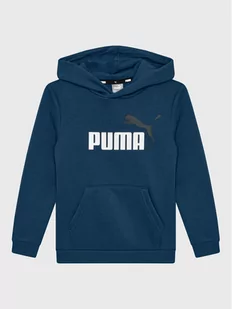 Puma Bluza Ess 586987 Granatowy Regular Fit - Odzież sportowa dziecięca - miniaturka - grafika 1