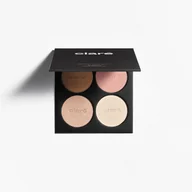 Rozświetlacze do twarzy i ciała - Clare Makeup Surgery paleta do makijażu Blondie 4x8g - miniaturka - grafika 1