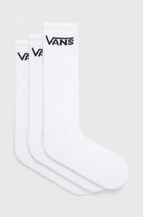 Vans skarpetki 3-pack męskie kolor biały - Skarpetki męskie - miniaturka - grafika 1