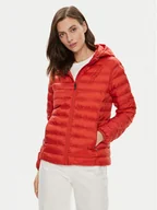 Kurtki damskie - Tommy Hilfiger Kurtka puchowa WW0WW38927 Czerwony Regular Fit - miniaturka - grafika 1