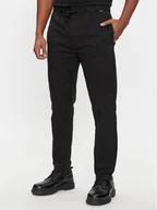 Spodnie męskie - Calvin Klein Chinosy Modern K10K112383 Czarny Tapered Fit - miniaturka - grafika 1
