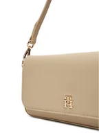 Torebki damskie - Tommy Hilfiger Torebka Th Icon Conv AW0AW17677 Beżowy - miniaturka - grafika 1