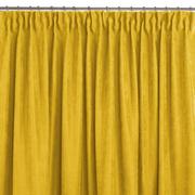 Zasłony - Zasłona MILANA kolor musztardowy styl klasyczny taśma smok transparentna 7,5 cm szenila 560x245 homede - CURT/HOM/MILANA/CHENILL - miniaturka - grafika 1