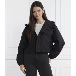 CALVIN KLEIN JEANS Kurtka | Regular Fit - Kurtki damskie - miniaturka - grafika 1