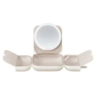 Lusterka do makijażu - AMIRO Lusterko kosmetyczne z podświetleniem LED i kosmetyczką AML115M - miniaturka - grafika 1