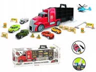 Samochody i pojazdy dla dzieci - DUŻA CIĘŻARÓWKA Z AUTAMI TIR LAWETA DLA DZIECI - miniaturka - grafika 1