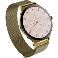 Smartwatch - Garett Verona 2 Złoty Mesh - miniaturka - grafika 1