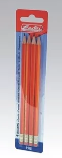 Herlitz ołówki scolair z Tip, HB, nietłukące wkład, 4 sztuki w kartę blistrową 8670408 - Ołówki - miniaturka - grafika 2