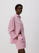 Spodenki damskie - Reserved - Szorty z wiskozą - pastelowy róż - miniaturka - grafika 1