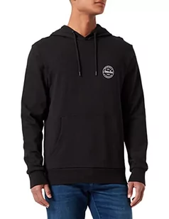 Jack und Jones Gordon Shark męska bluza z kapturem Oth, czarny, XL - Bluzy męskie - miniaturka - grafika 1