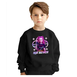 BLUZA DZIECIĘCA 67 SIX SEVEN VIRAL HUNTRIX 104 DLA CHŁOPCA DZIEWCZYNKI - Bluzy dla dziewczynek BLUZA DZIECIĘCA 67 SIX SEVEN VIRAL HUNTRIX 104 DLA CHŁOPCA DZIEWCZYNKI - Bluzy dla dziewczynek - miniaturka - grafika 1