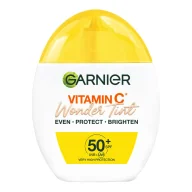 Kremy do twarzy - Garnier Vitamin C Wonder Tint All-In-1 Tinted Fluid tonujący krem do twarzy SPF50+ Light Jasny 40 ml - miniaturka - grafika 1