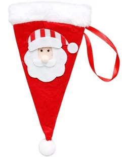 CZAPKA POKROWIEC NA SZTUĆCE OZDOBA STÓŁ ŚWIĘTA - Ozdoby bożonarodzeniowe - miniaturka - grafika 1