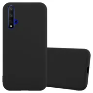 Etui i futerały do telefonów - Etui Cadorabo do Honor 20 / 20S / Huawei NOVA 5T w kolorze czarnym etui na telefon komórkowy silikonowe etui z TPU - miniaturka - grafika 1