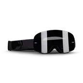 Gogle i okulary motocyklowe - Gogle Cross Raven Edge Magnetic Szybka Dymiona Blackout - miniaturka - grafika 1