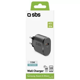 Ładowarka sieciowa SBS Fast charging 15W TETRTC15W - Ładowarki do telefonów - miniaturka - grafika 1